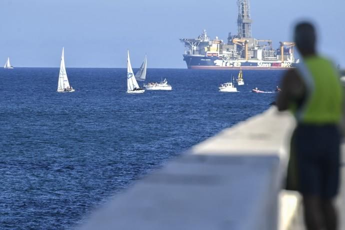 21-09-19 DEPORTES. BAHIA DEL PUERTO. LAS PALMAS DE GRAN CANARIA. Vela latina. Desempate Guanche-Tomás Morales por el título del Campeonato. Fotos: Juan Castro.  | 21/09/2019 | Fotógrafo: Juan Carlos Castro