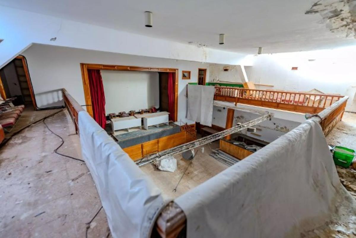 Estado actual del inmueble en su interior.