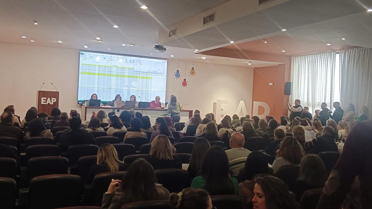 Acto de elección de plazas de estabilización, celebrado antes del verano.