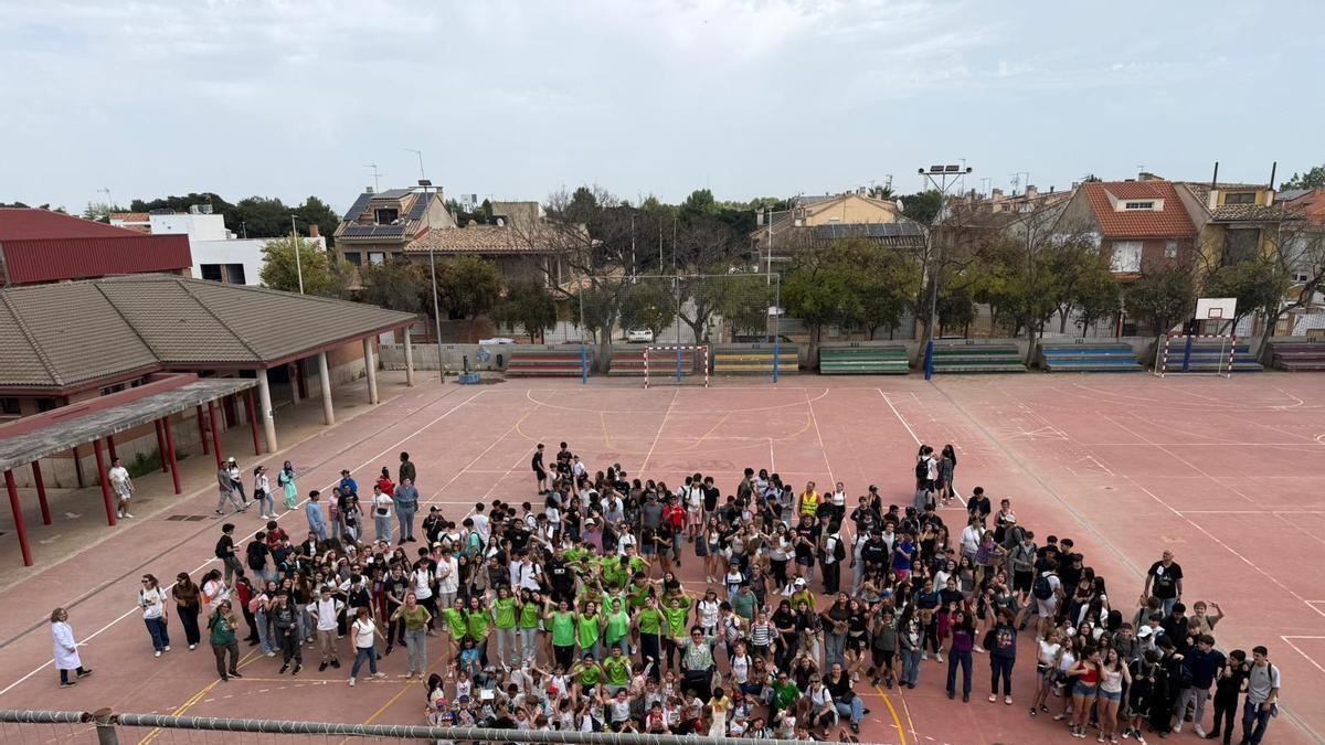 La Marxa Escoles per l'Horta 2026 en el IES Enric Valor de Picanya.