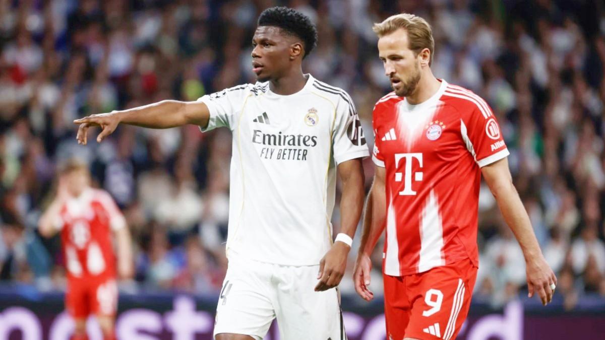 Tchouameni, con Kane en la ida en el Bernabéu, es baja por sanción para la vuelta