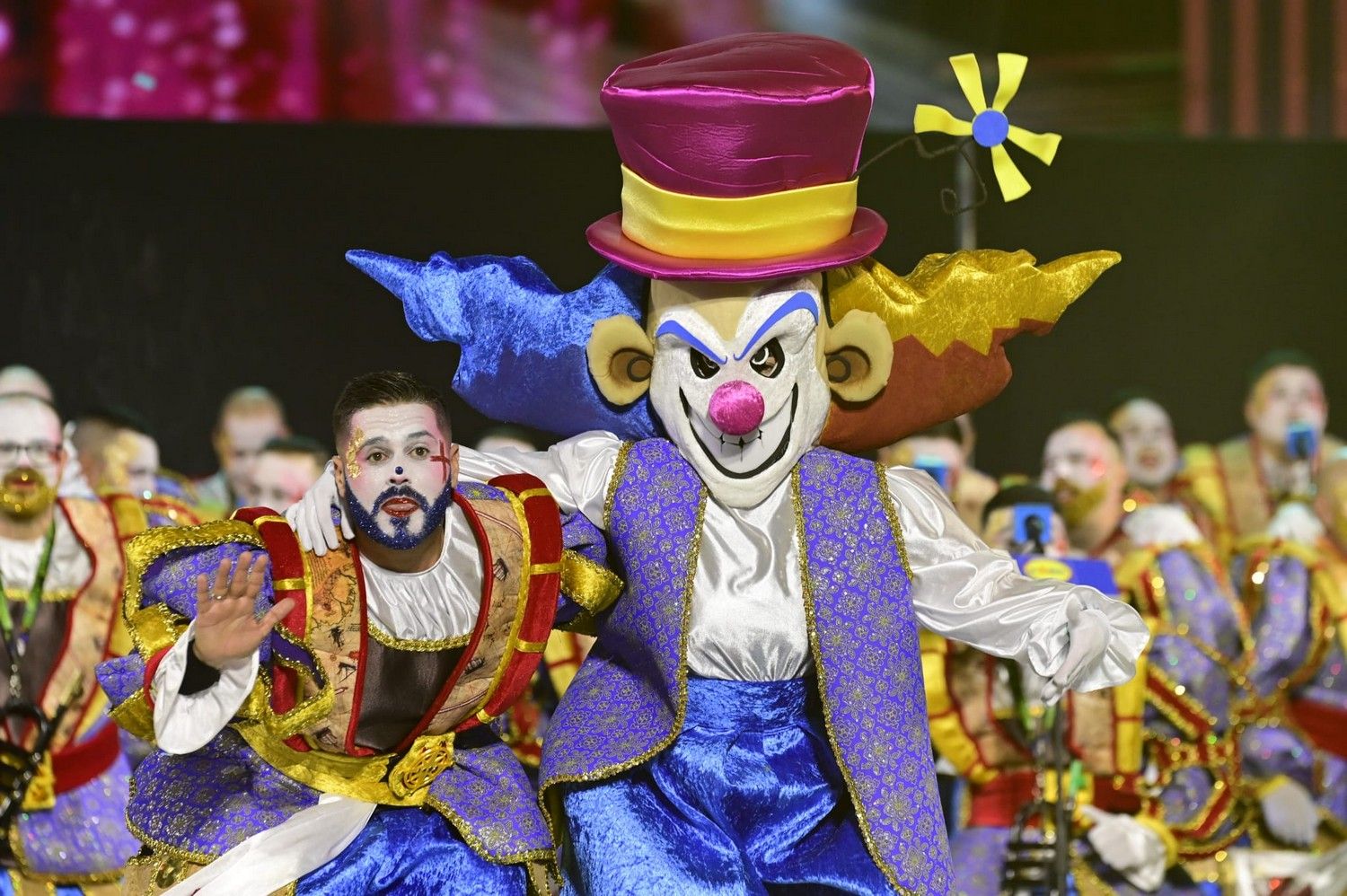 Los Majaderos, en su actuación en la segunda fase del certamen.
