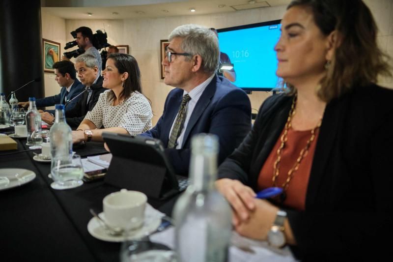 La consejera de Turismo del Gobierno de Canarias, Yaiza Castilla, preside la reunión del Consejo de Turismo, en la que cabildos, ayuntamientos y sector turístico abordarán la repercusión que ha tenido la epidemia de coronavirus sobre la actividad y decidirán qué tipo de actuaciones se coordinarán para aminorar sus efectos negativos  | 03/03/2020 | Fotógrafo: Andrés Gutiérrez Taberne