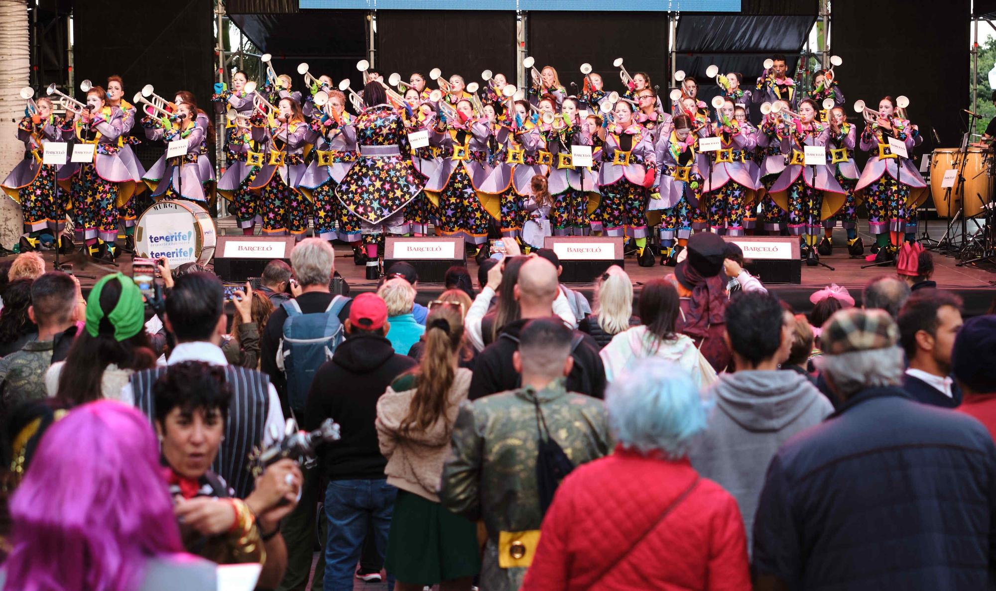 Los grupos del Carnaval actúan en la calle