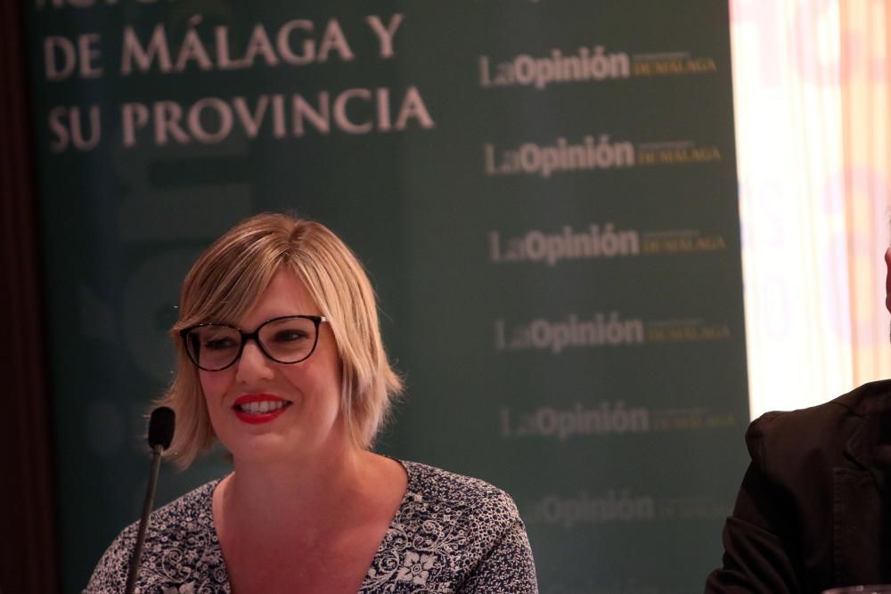 Virginia DeVirginia deMorata, Salva Reina, Noemí Ruiz y Tomás GaMorata, Salva Reina, Noemí Ruiz y Tomás García fueron los primeros participantes de estas jornadas culturales organizadas por La Opinión