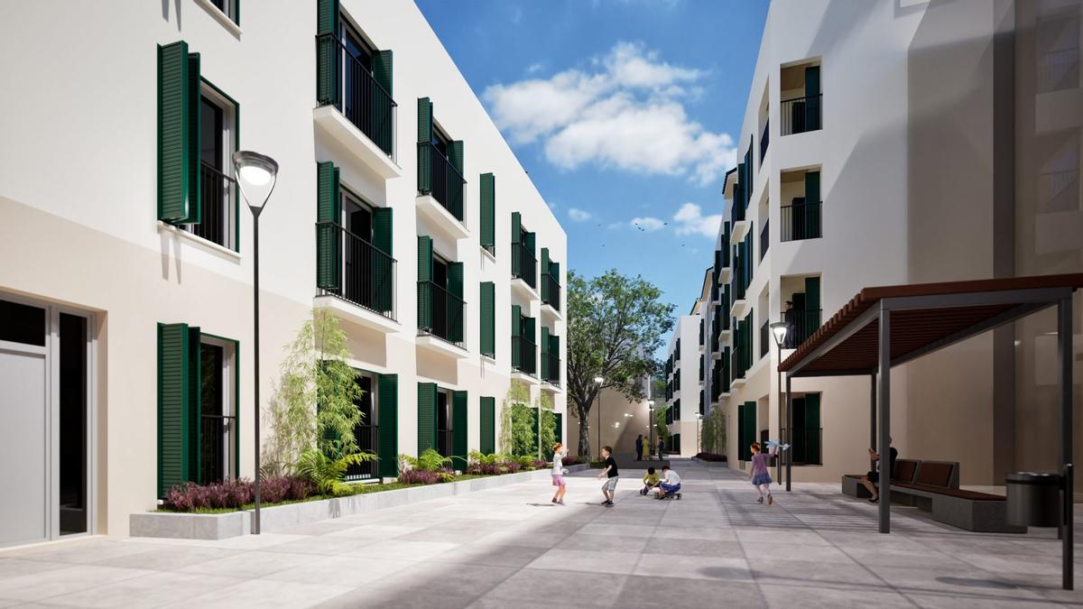 Recreación de las VPO de Lagunillas.