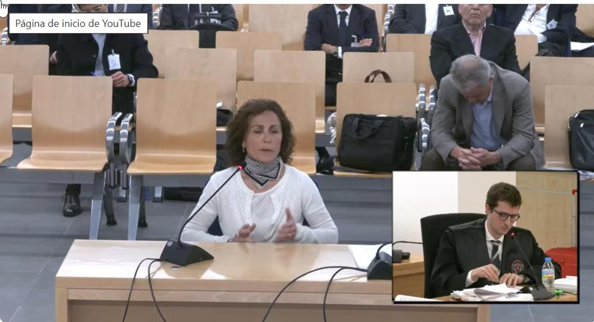 Mireia Pujol Ferrusola ante el tribunal que juzga a la familia por las cuentas en Andorra