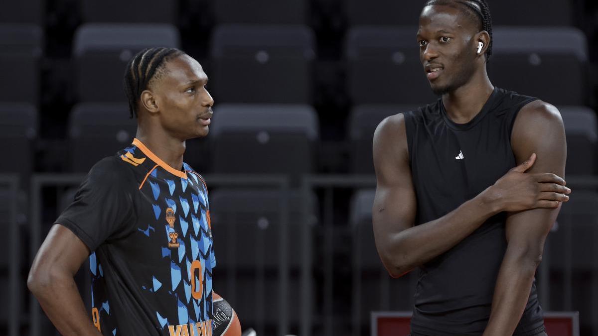 Brancou Badio, antes del partido ante el Asvel Villeurbanne.