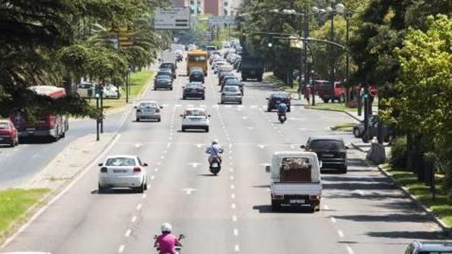 La intensidad del tráfico se reduce en toda la ciudad por sexto mes consecutivo