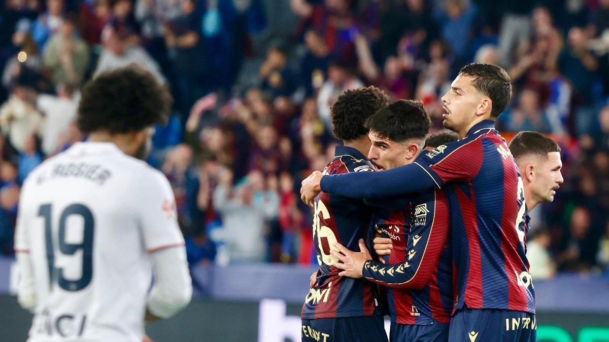 El Levante celebra el 1-2