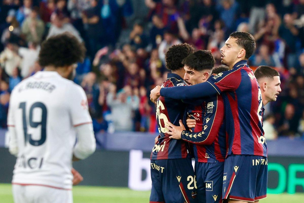 El Levante celebra el 1-2