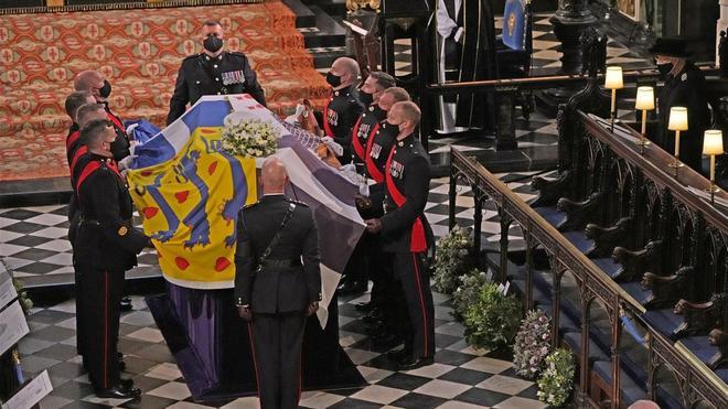 El entierro del duque de Edimburgo