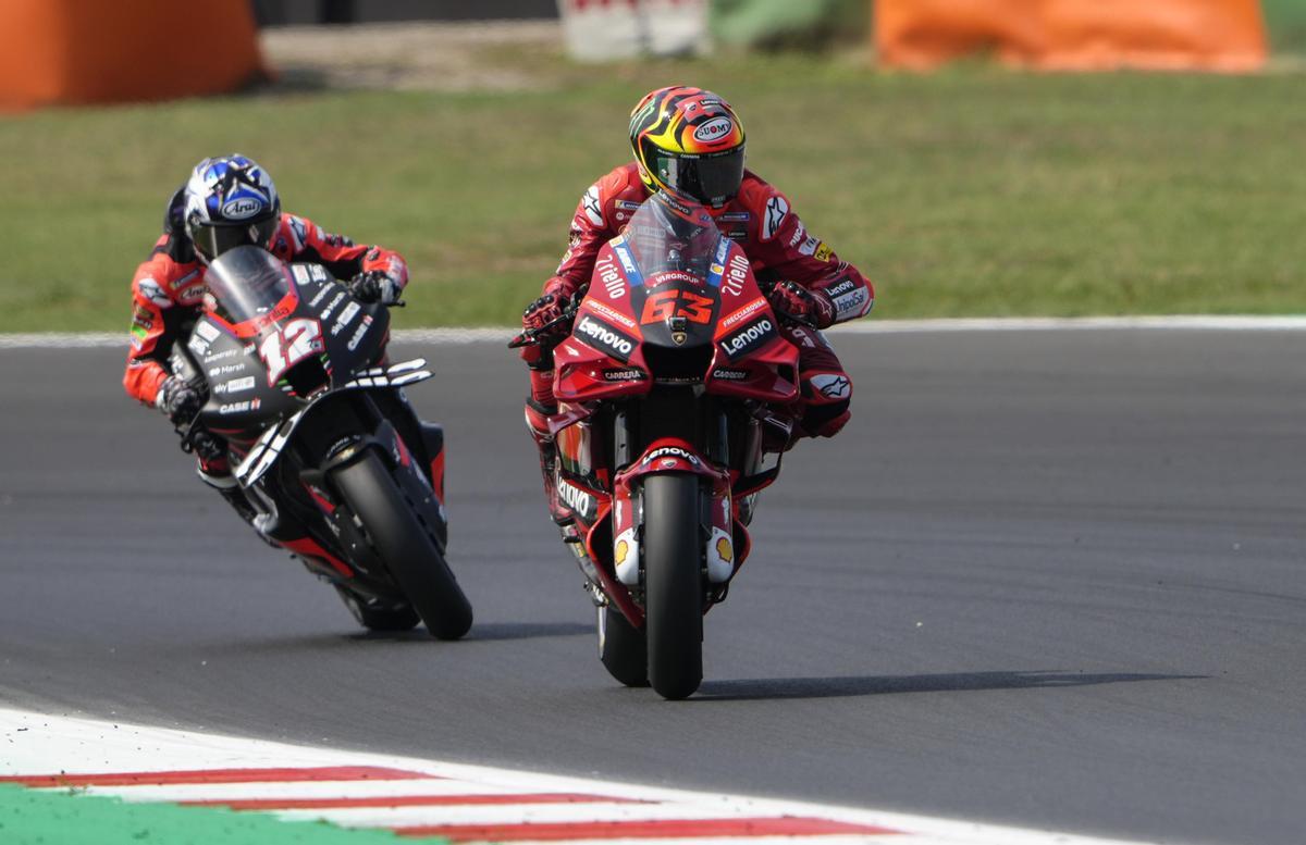 Bagnaia s’acosta a Quartararo a ritme de rècord Bagnaia s’acosta a Quartararo a ritme de rècord