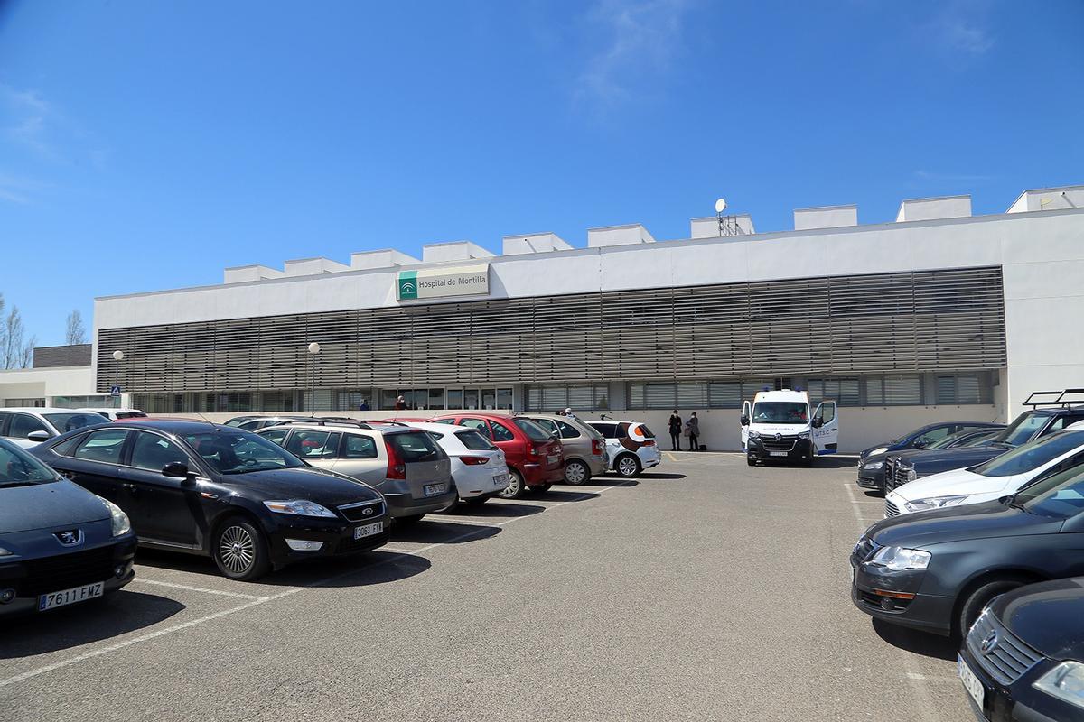 Fachada del hospital de Montilla.