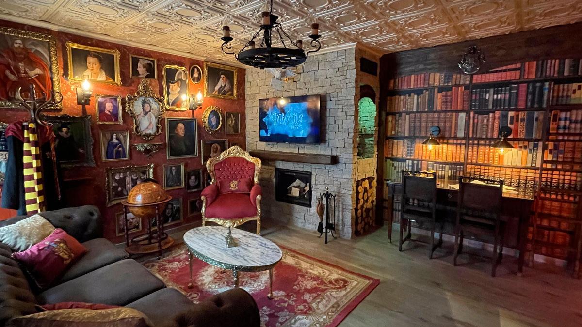 Interior del apartamento temático de Biescas de Harry Potter
