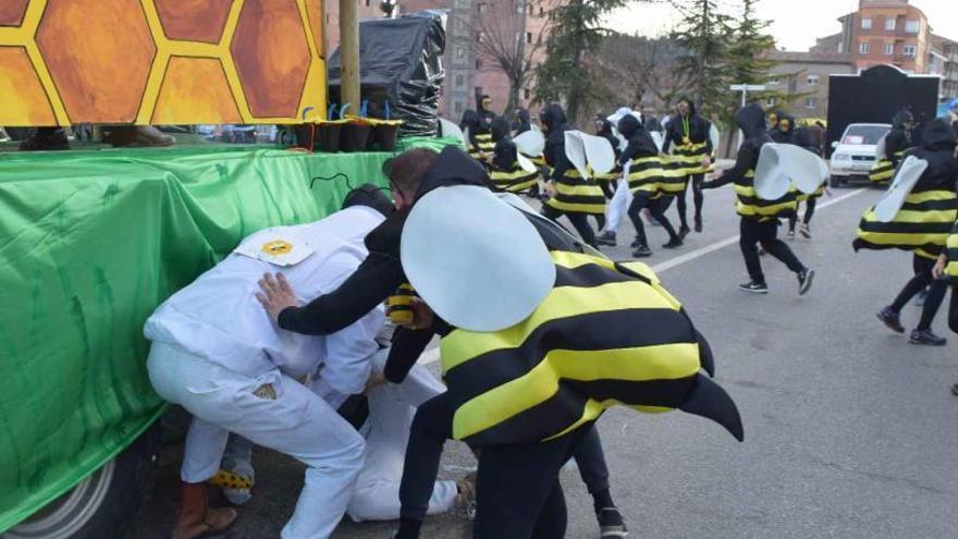 Una carrossa del carnaval de Berga l&#039;any passat