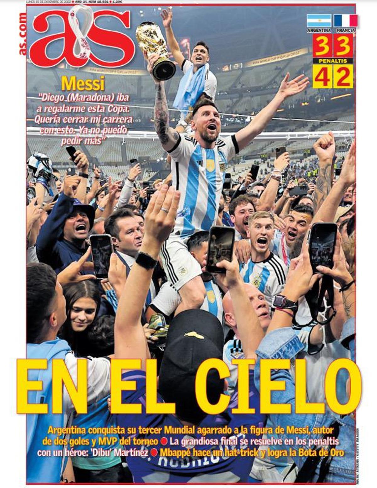 Para enmarcar: las portadas de todo el mundo se rinden a Messi