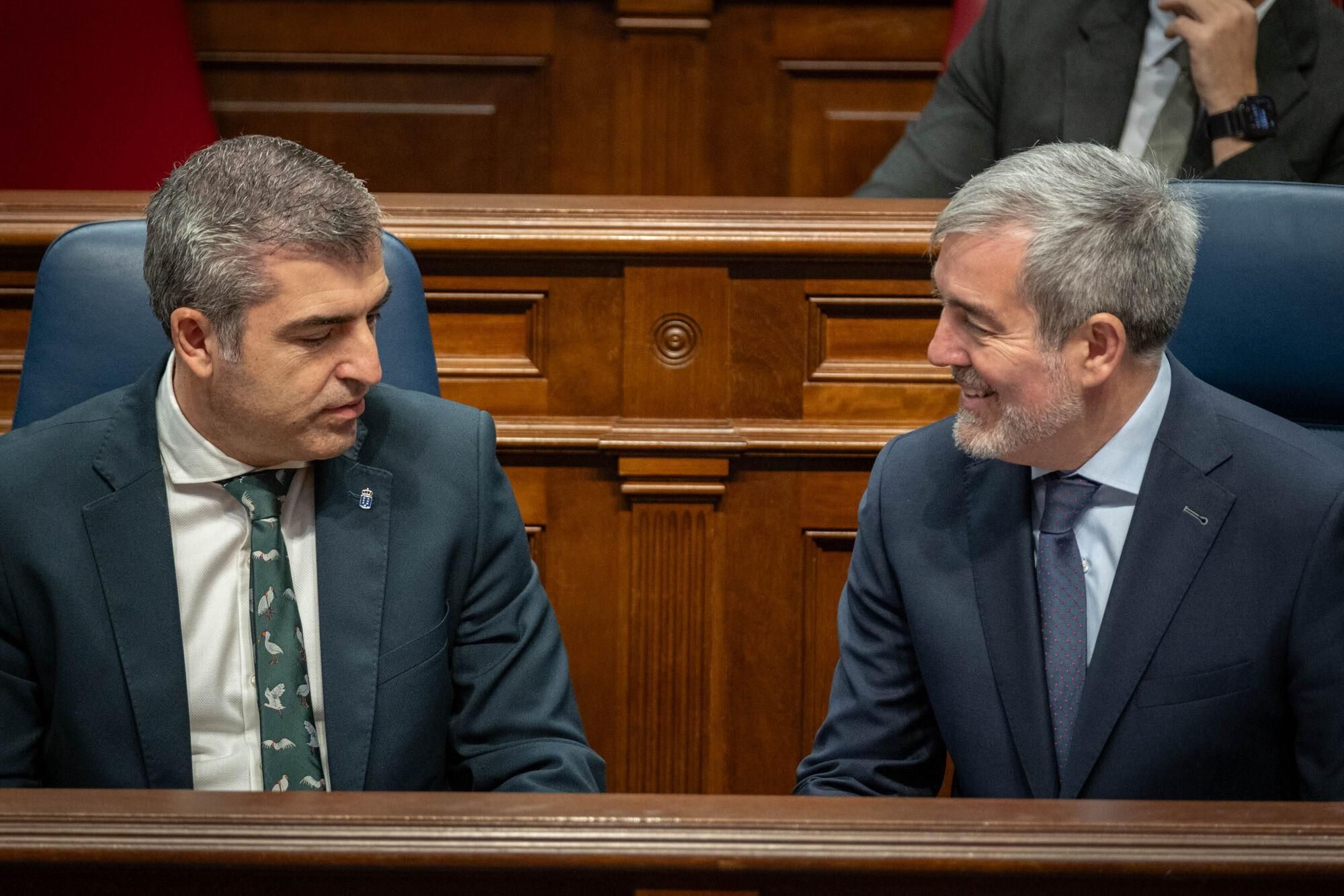 Pleno del Parlamento de Canarias.
