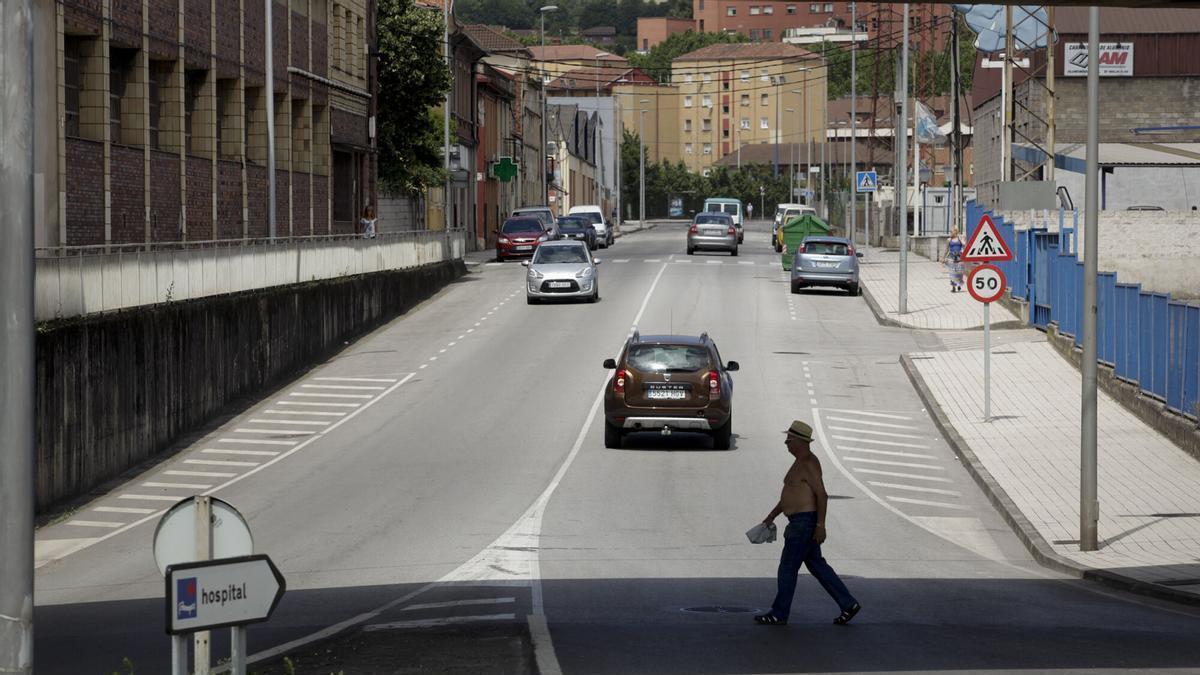 Vista de un tramo de la avenida de Eduardo Castro.