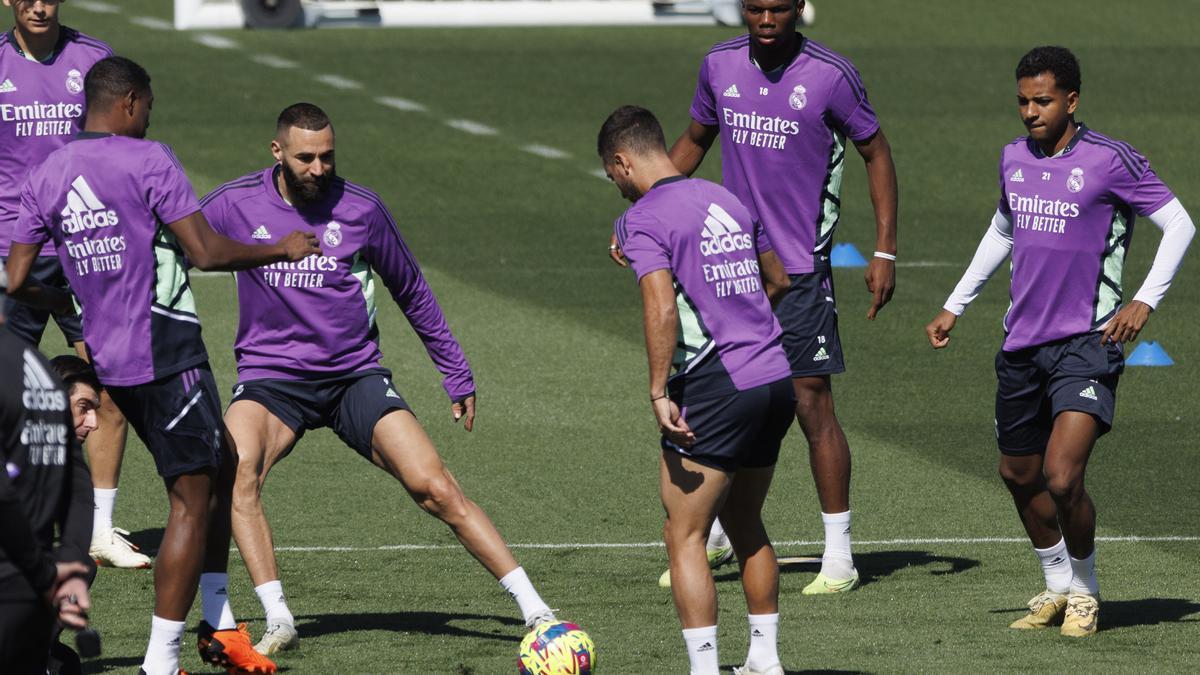 El Real Madrid prepara su encuentro ante la Real Sociedad