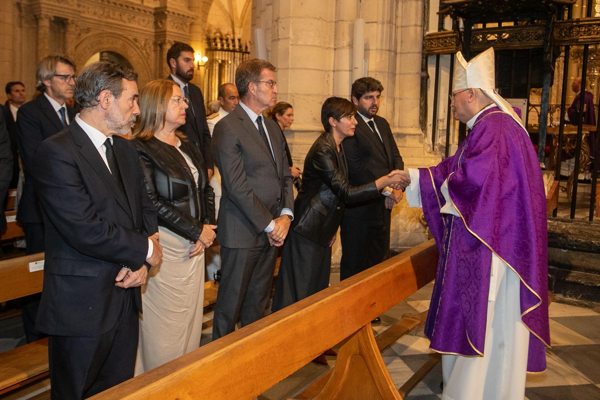 Funeral la Catedral de Murcia por las trece víctimas del incendio en las discotecas Atalayas