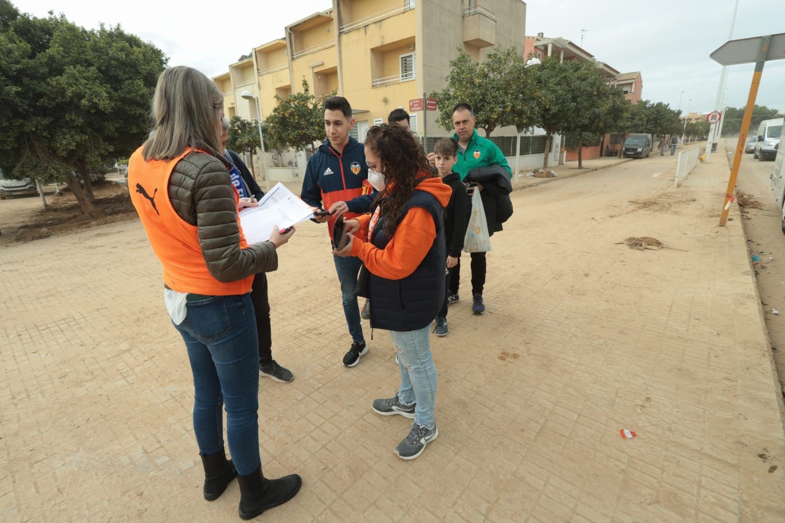 Autobuses de valencianistas para ver el Valencia - Betis en Mestalla