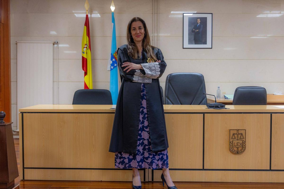La jueza y presidenta del Tribunal de Instancia de Santiago, Sandra María Iglesias Barral