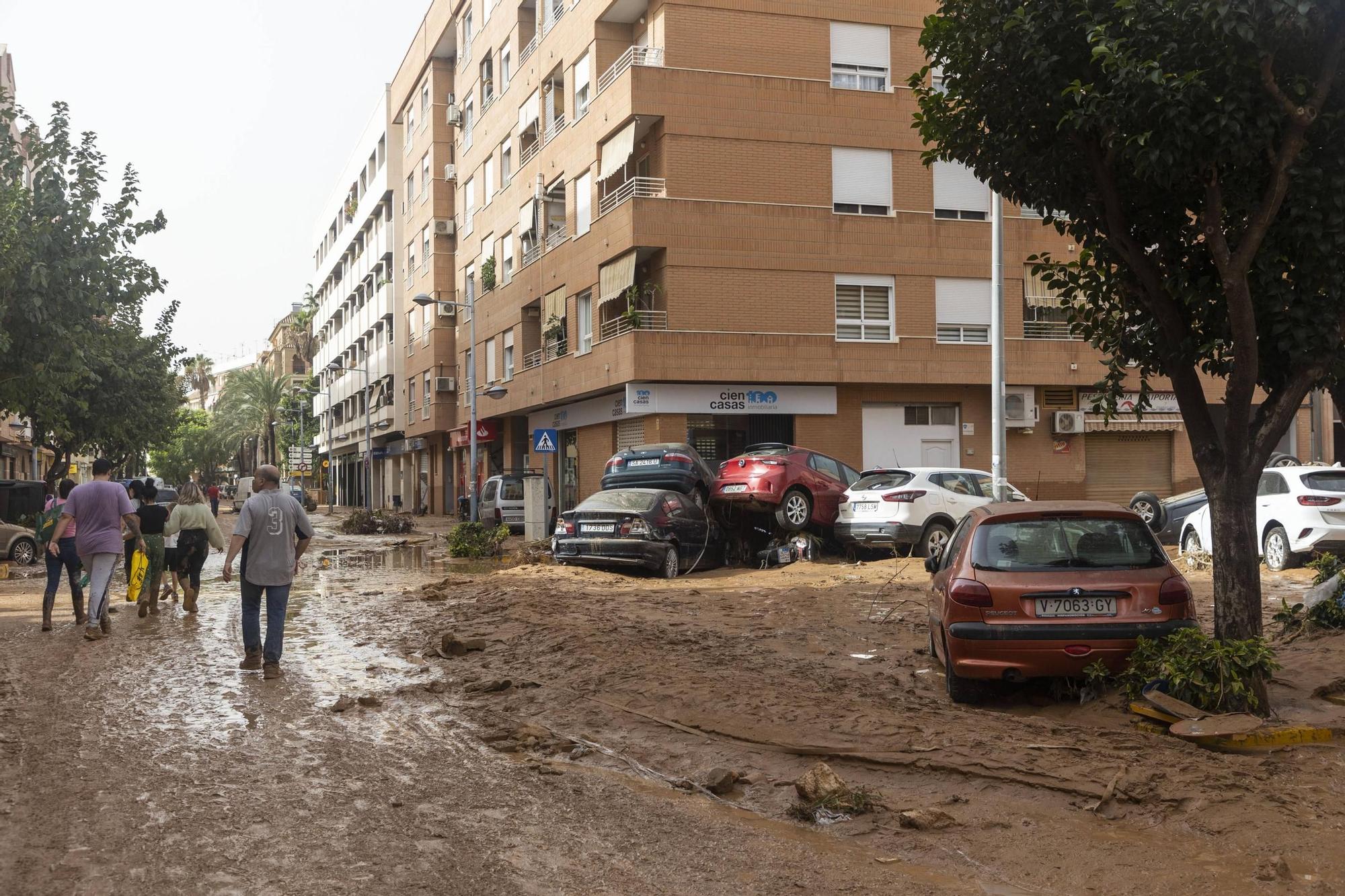 La devastación en Paiporta tras la catástrofe
