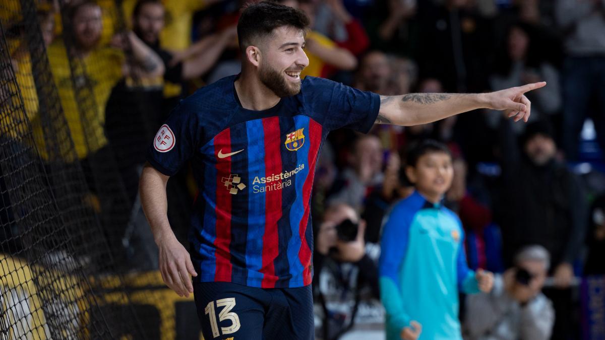 Catela, jugador del Barça