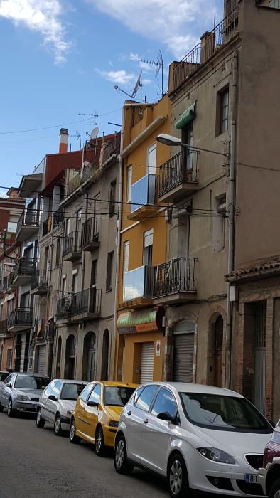 L'edifici del carrer de les Jorbetes on vivia el detingut.