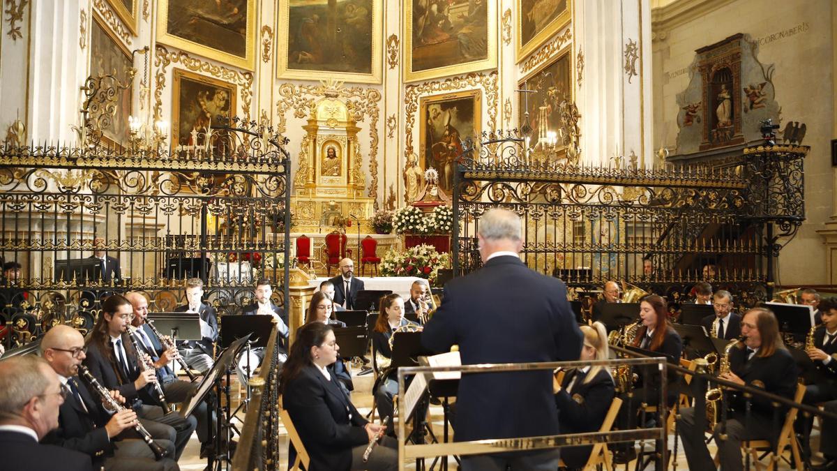 La Virgen de las Huertas presidía los actos finales del JOHC junto a San Clemente.