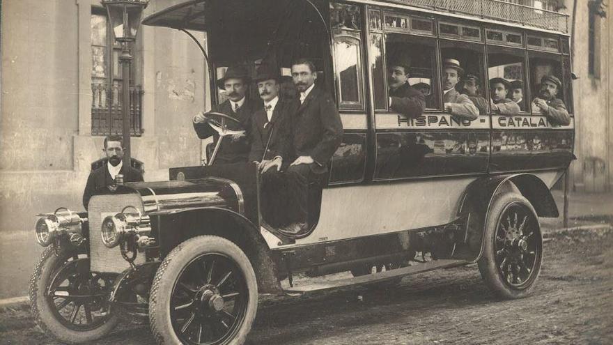 Una fotografia d&#039;un dels vehicles de l&#039;any 1910