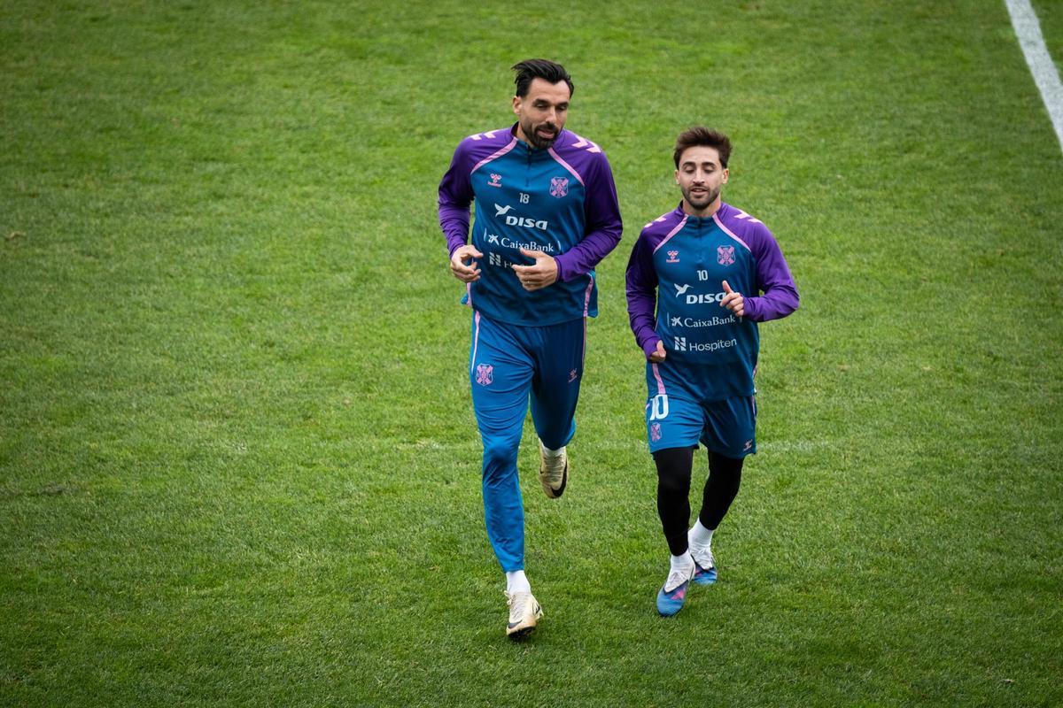 Enric Gallego y Nacho Gil, en la Ciudad Deportiva.