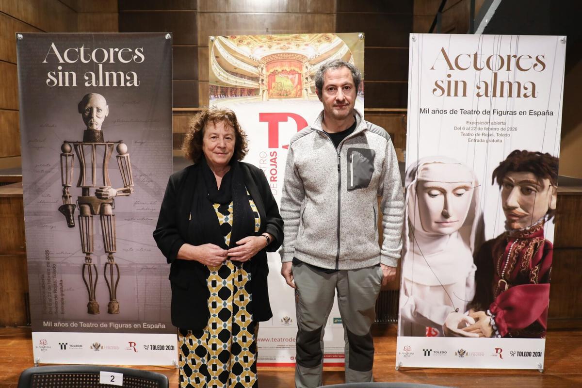 Anuncio exposición 'Actores sin alma' en el Teatro de Rojas