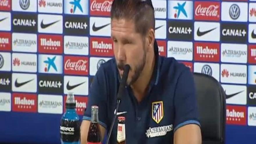 Simeone: "Cuando uno se equivoca es justo pagarlo"