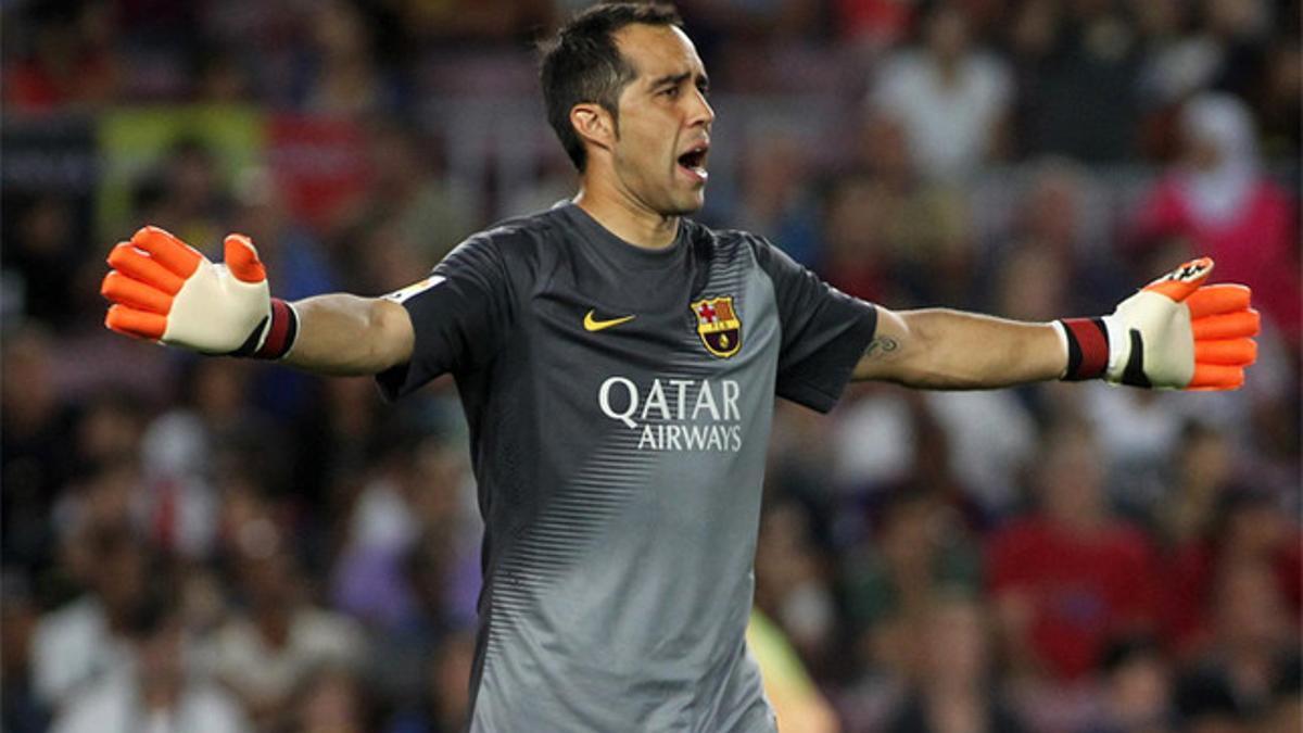 Claudio Bravo mantiene su portería a cero en la Liga 2014-15