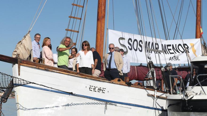 Ribera visitó el Mar Menor en octubre del año pasado.