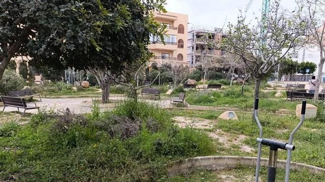 Parque Sol Post en Sant Antoni es estado de abandono