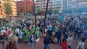 Protestas en Gavà contra el Pla de Ponent