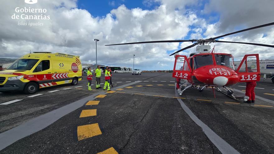 Helicopter Rescue for Injured Hiker in Santiago del Teide