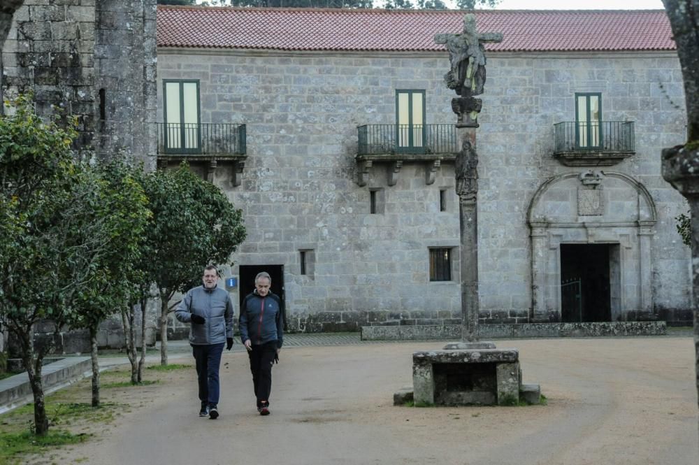 Mariano Rajoy visita la Ruta da pedra e da auga