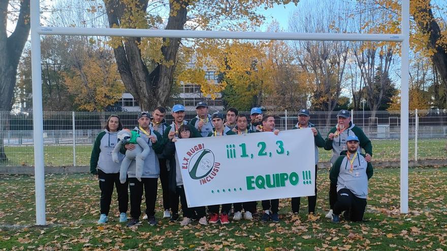 El proyecto de rugby inclusivo de Elche llega a Madrid