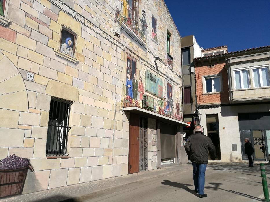 Mural de la plaça de la Vila de Navarcles