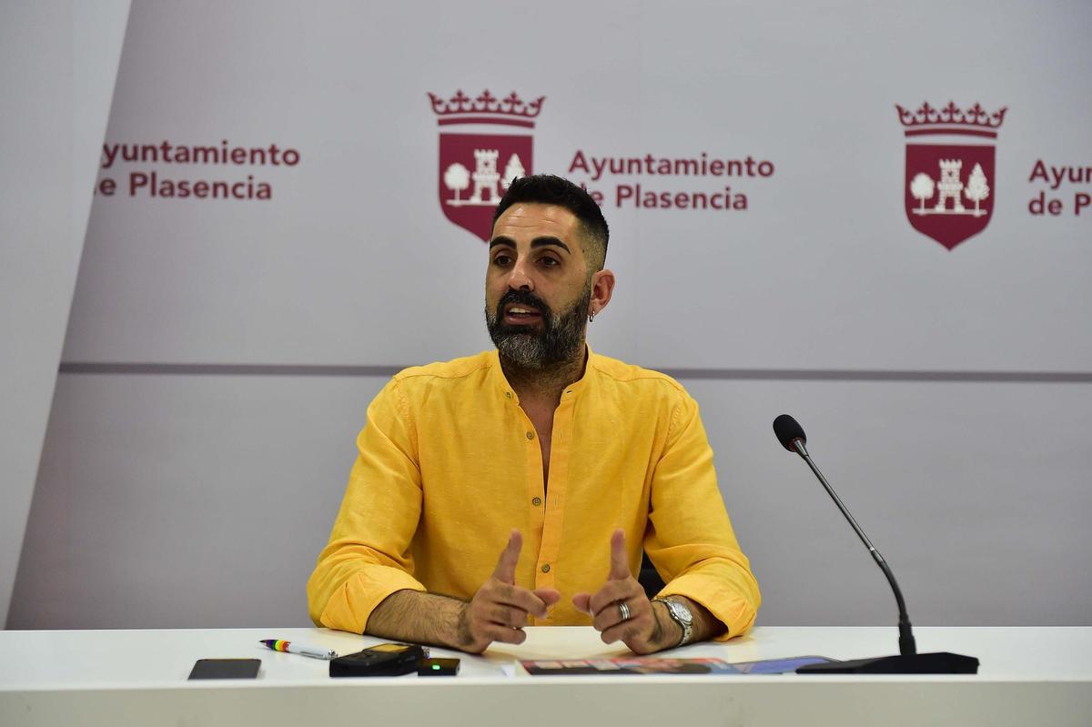 El concejal de Servicios Sociales de Plasencia, David Calvo.