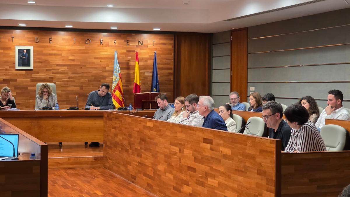 Pleno del ayuntamiento de Torrent.