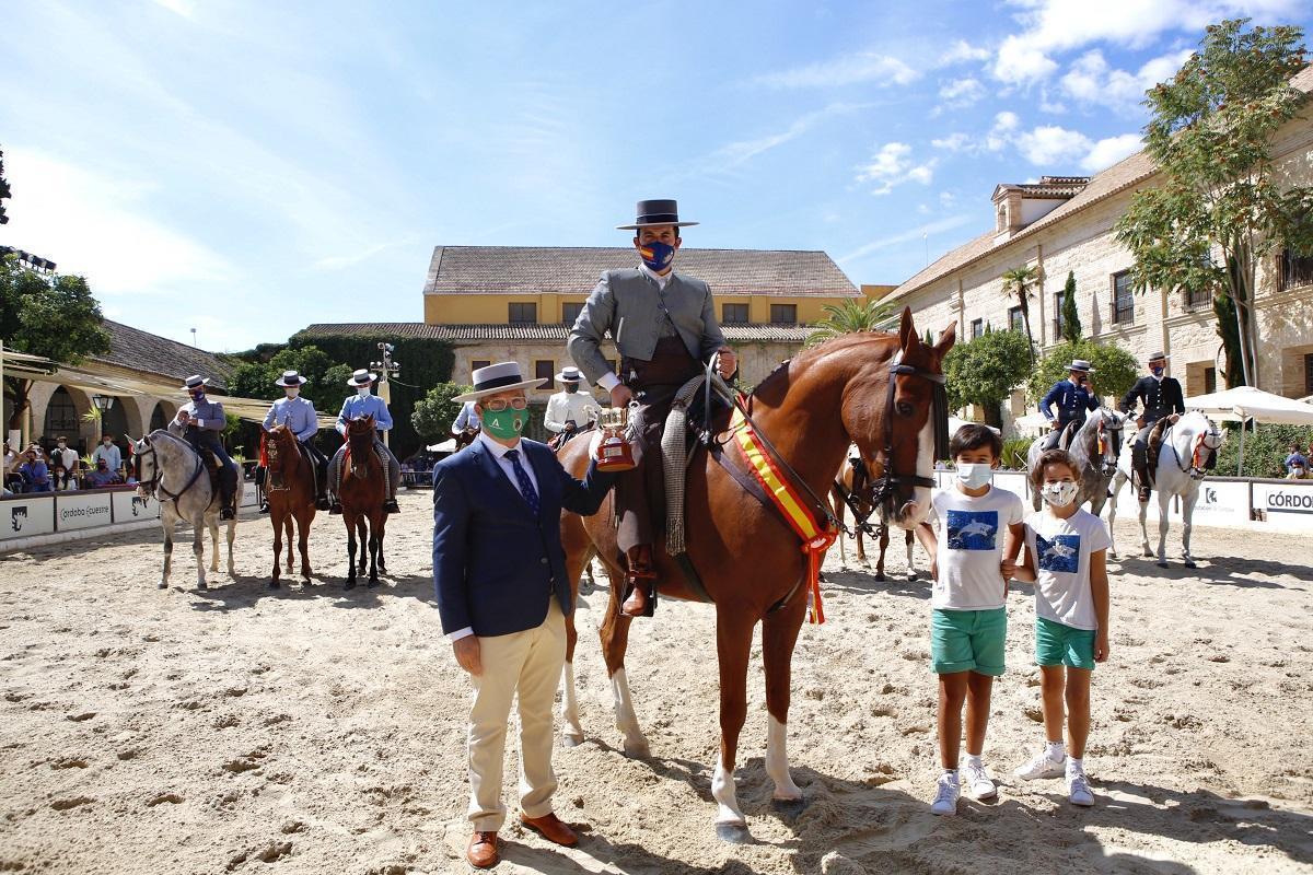 Amador Martín gana la Copa de España de doma vaquera en Caballerizas Reales