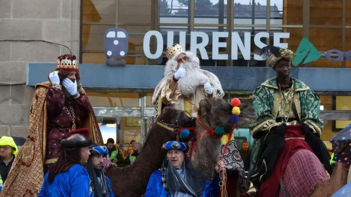 Los Reyes Magos llegarán a Ourense en tren