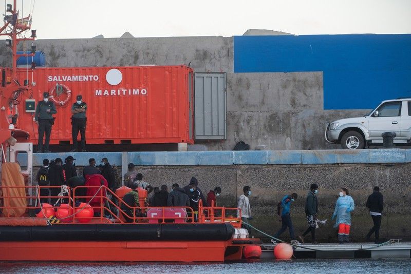 Llegada de migrantes a Fuerteventura (31/05/22)
