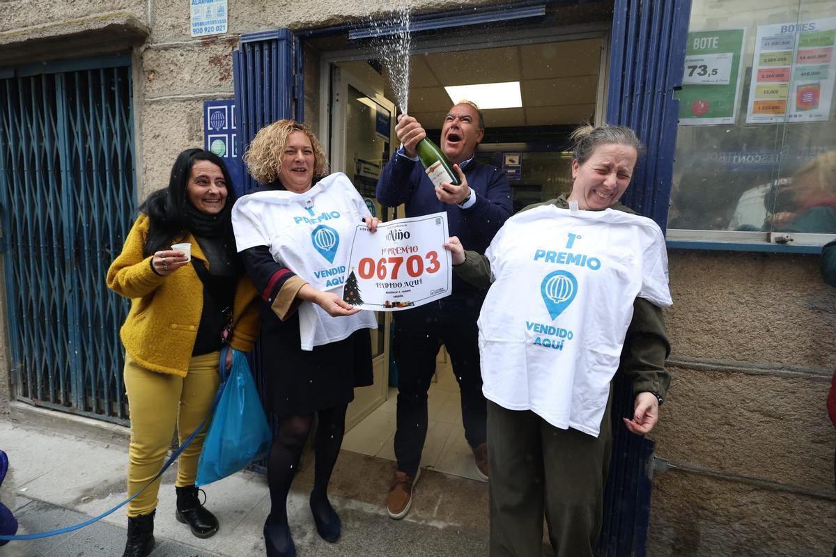 Celebración en la Administración número 1 de Marín