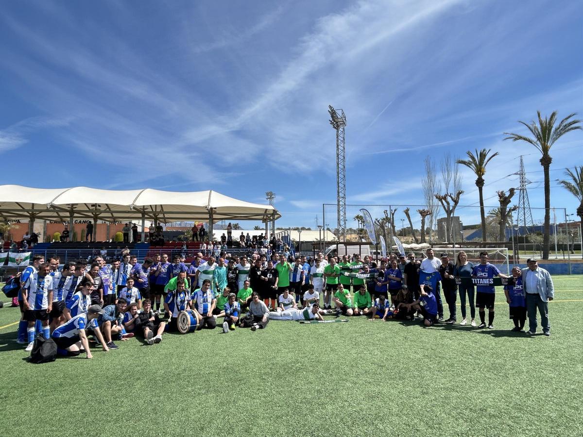 El pasado sábado se celebró el I Torneo de Fútbol Adaptado “Javi Torres” en la Ciutat Esportiva Camilo Cano. Con los equipos Hércules Paraolímpico, Elche C.F y Titanes Sin Barreras C.F.